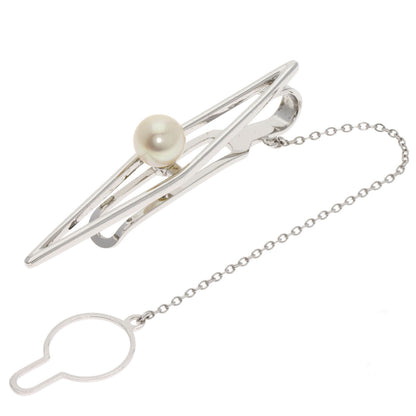 MIKIMOTO Pearl Pearl Tie pin K14 White Gold mens [Used]