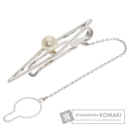 MIKIMOTO Pearl Pearl Tie pin K14 White Gold mens [Used]