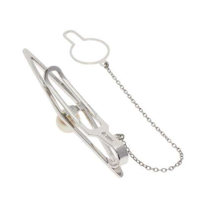 MIKIMOTO Pearl Pearl Tie pin K14 White Gold mens [Used]