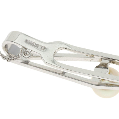 MIKIMOTO Pearl Pearl Tie pin K14 White Gold mens [Used]
