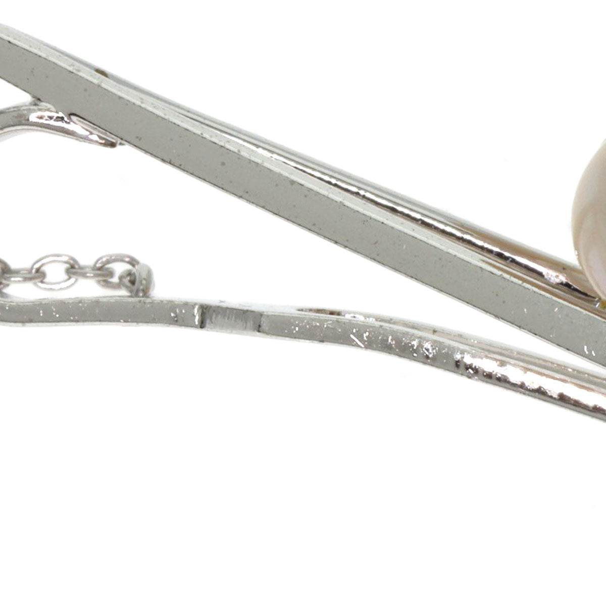 MIKIMOTO Pearl Pearl Tie pin K14 White Gold mens [Used]