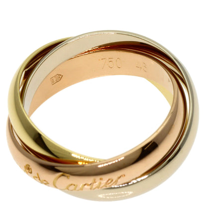 CARTIER Trinity #46 Ring K18 Yellow Gold K18 White GoldLadies [Used]