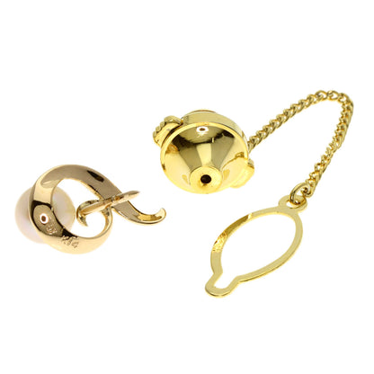 TASAKI Pearl Pearl Titac Tie pin K14 Yellow Gold mens [Used]