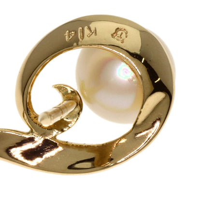 TASAKI Pearl Pearl Titac Tie pin K14 Yellow Gold mens [Used]