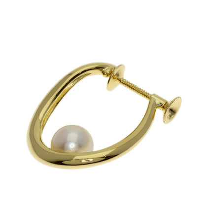 TASAKI Pearl Pearl only one side Earring K18 Yellow Gold Ladies [Used]