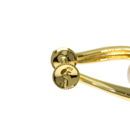 TASAKI Pearl Pearl only one side Earring K18 Yellow Gold Ladies [Used]