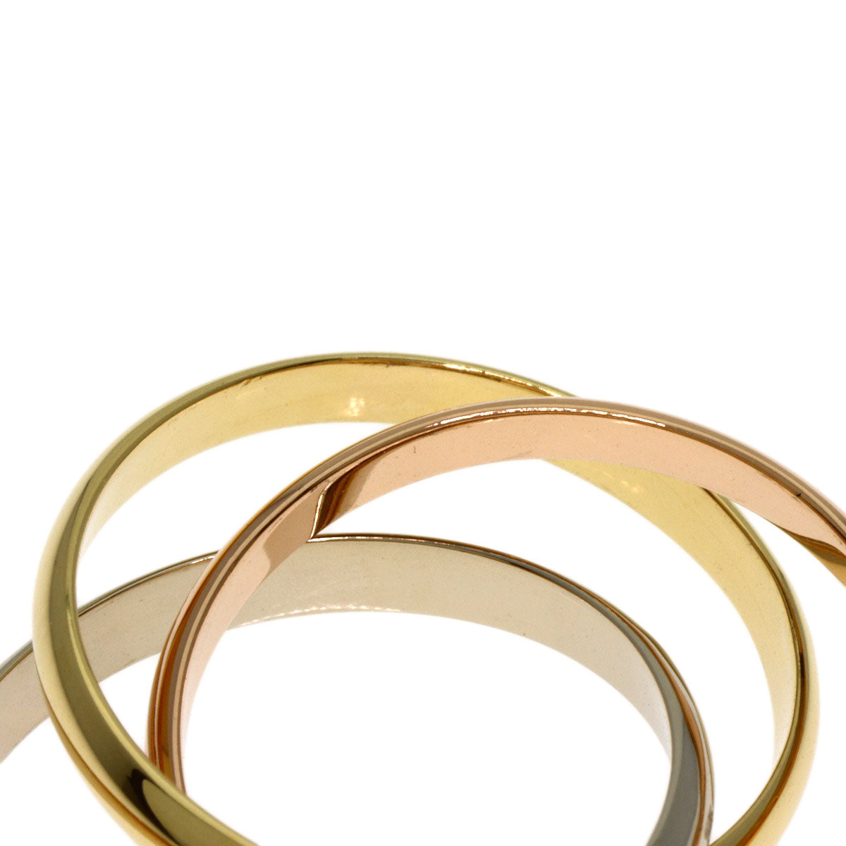 CARTIER Trinity #53 Ring K18 Yellow Gold K18 White GoldLadies [Used]