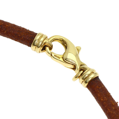 BVLGARI cross choker Necklace K18 Yellow Gold Ladies [Used]