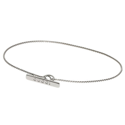 GUCCI lariat Bracelet K18 White Gold Ladies [Used]