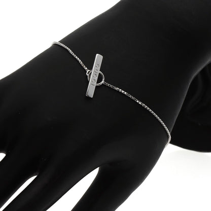 GUCCI lariat Bracelet K18 White Gold Ladies [Used]