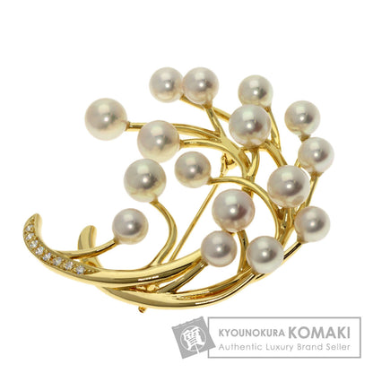 TASAKI Pearl Pearl Brooch K18 Yellow Gold Ladies [Used]