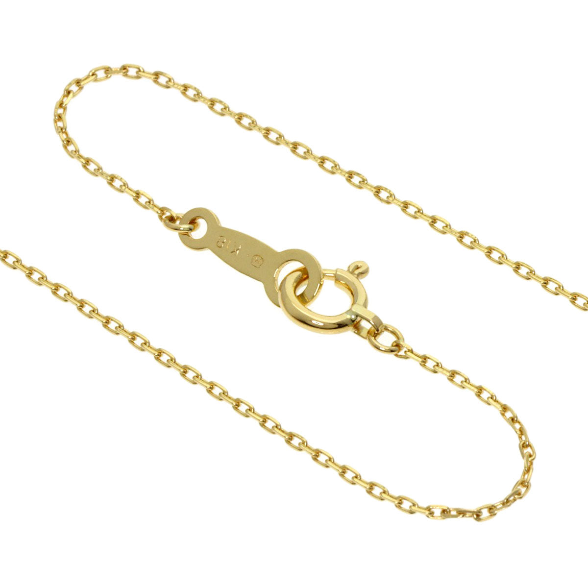 MIKIMOTO Pearl Pearl 1P Diamond Necklace K18 Yellow Gold Ladies [Used]