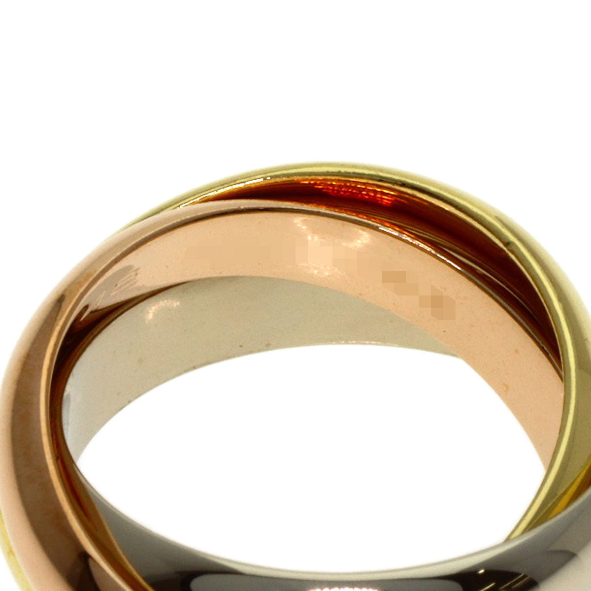 CARTIER Trinity #48 Ring K18 Yellow Gold K18 White GoldLadies [Used]