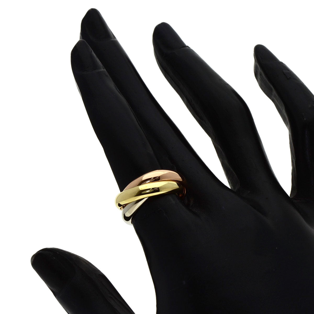 CARTIER Trinity #48 Ring K18 Yellow Gold K18 White GoldLadies [Used]