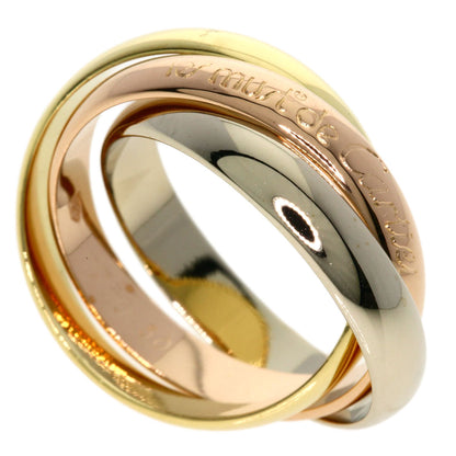 CARTIER Trinity #50 Ring K18 Yellow Gold K18 White GoldLadies [Used]