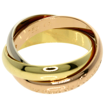 CARTIER Trinity #49 Ring K18 Yellow Gold K18 White GoldLadies [Used]