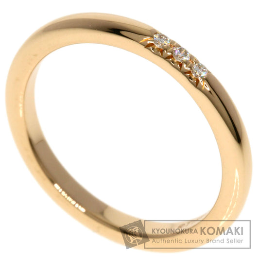 TIFFANY&Co. Classic band Diamond Ring K18 Pink Gold Ladies [Used]