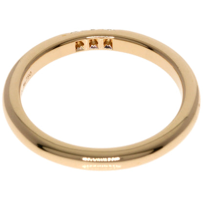 TIFFANY&Co. Classic band Diamond Ring K18 Pink Gold Ladies [Used]