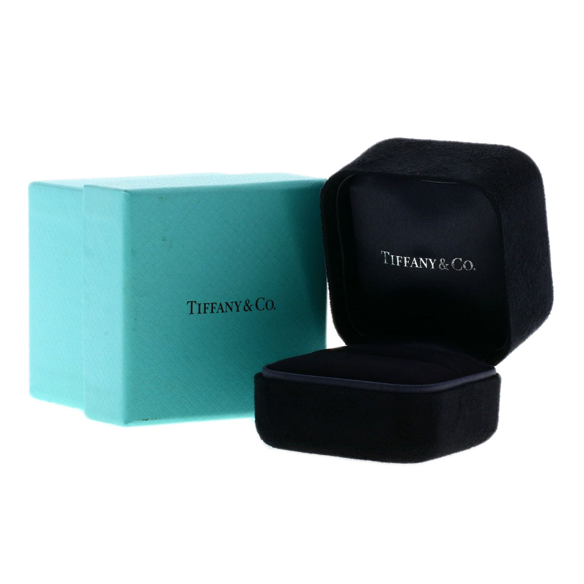 TIFFANY&Co. Classic band Diamond Ring K18 Pink Gold Ladies [Used]