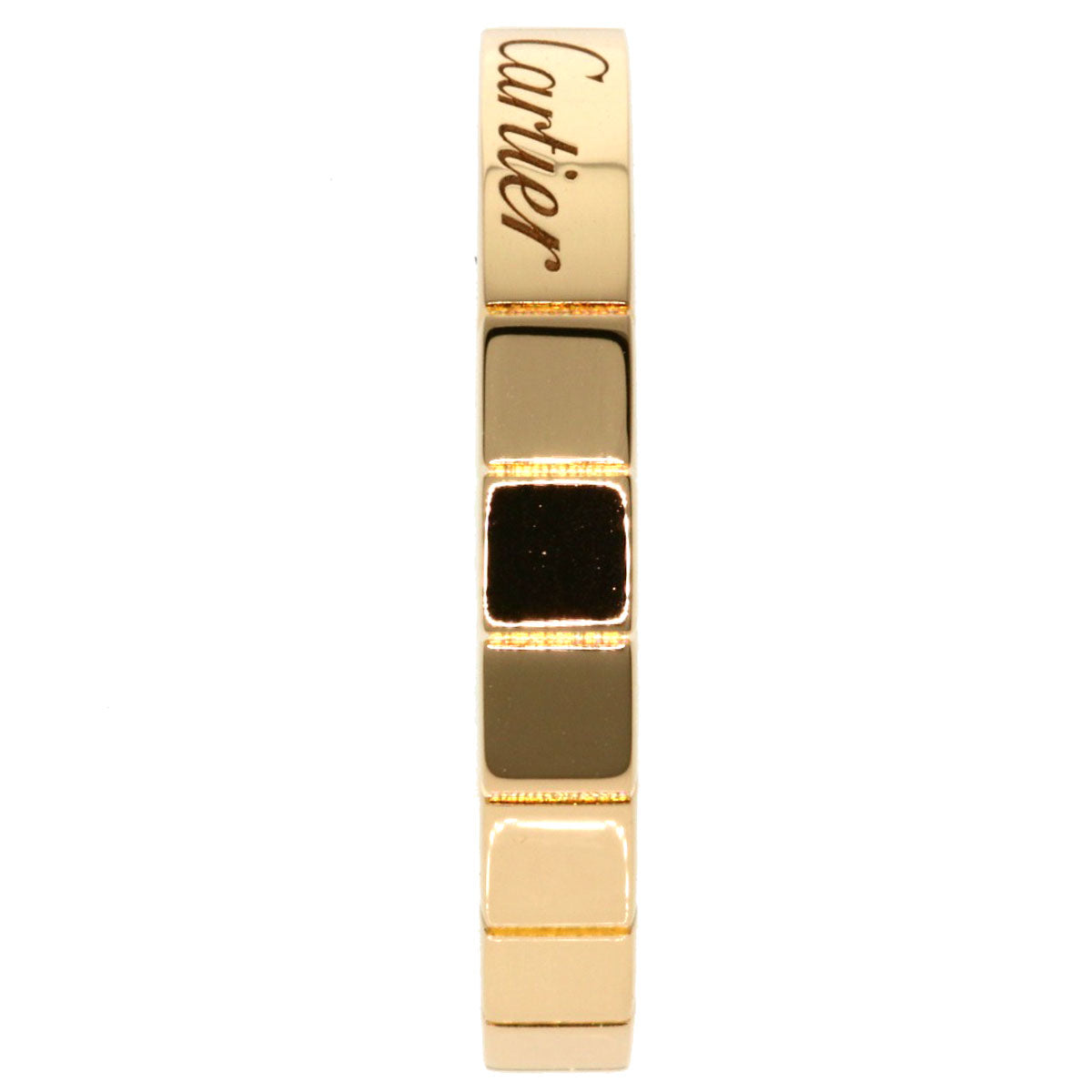CARTIER Lanier # 50 Ring K18 Pink Gold Ladies [Used]