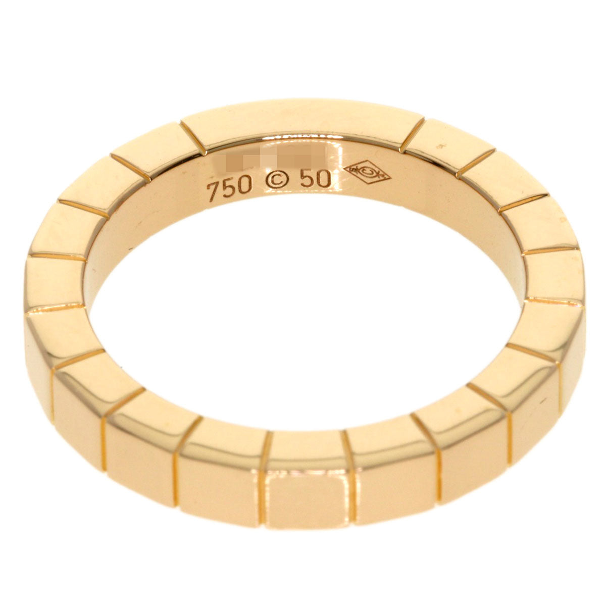 CARTIER Lanier # 50 Ring K18 Pink Gold Ladies [Used]