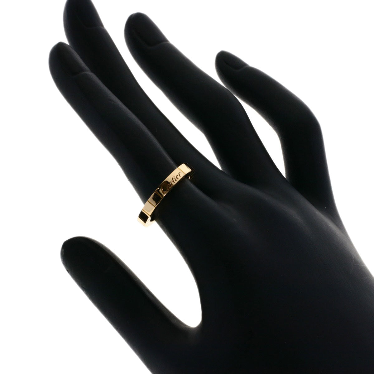 CARTIER Lanier # 50 Ring K18 Pink Gold Ladies [Used]