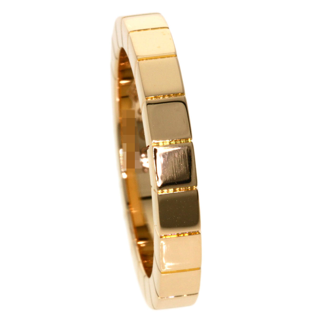 CARTIER Lanier # 50 Ring K18 Pink Gold Ladies [Used]
