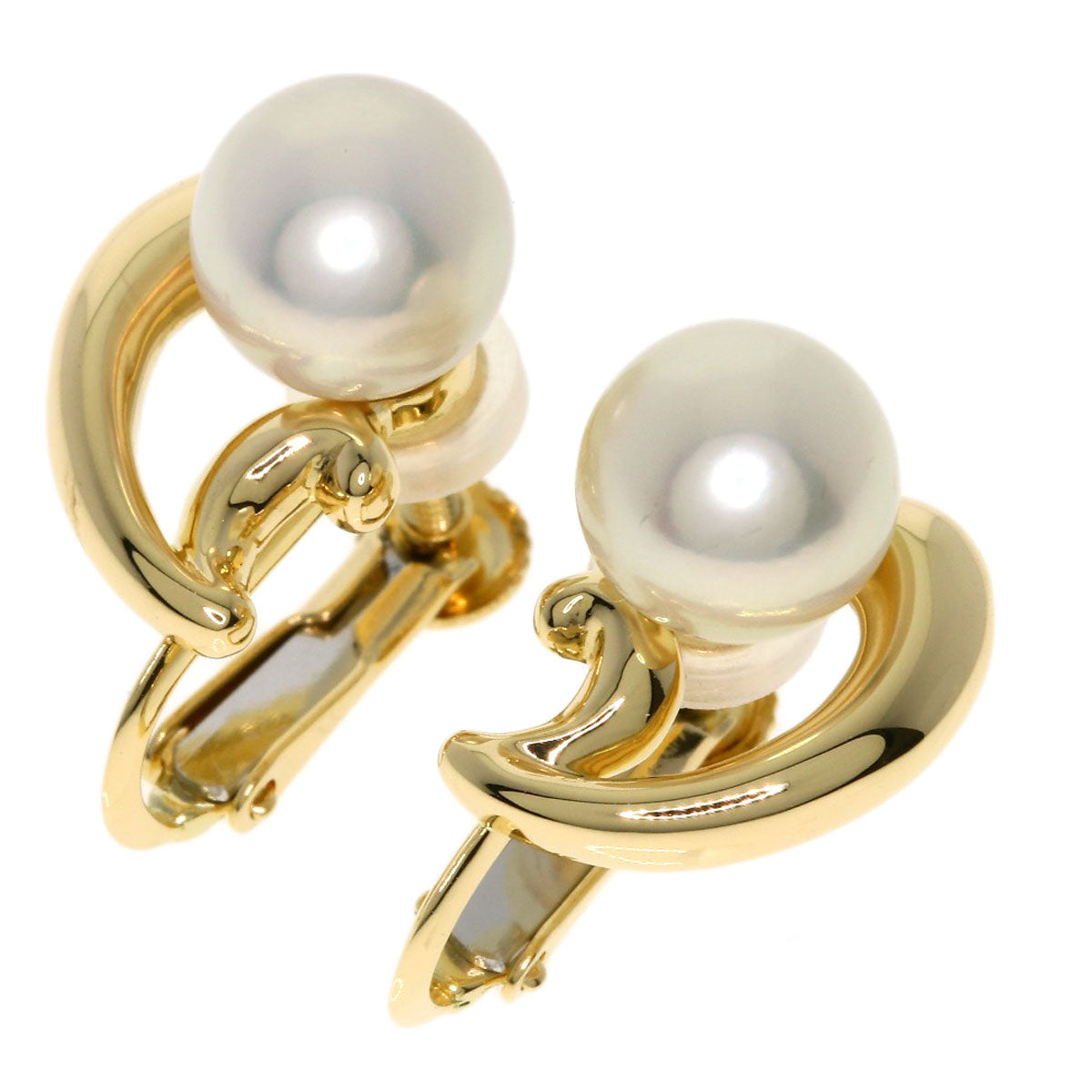 TASAKI Pearl Pearl Earring K18 Yellow Gold Ladies [Used]