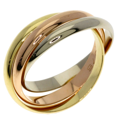 CARTIER Trinity SM #51 Ring K18 Yellow Gold 18K Pink GoldLadies [Used]