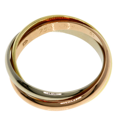 CARTIER Trinity SM #51 Ring K18 Yellow Gold 18K Pink GoldLadies [Used]