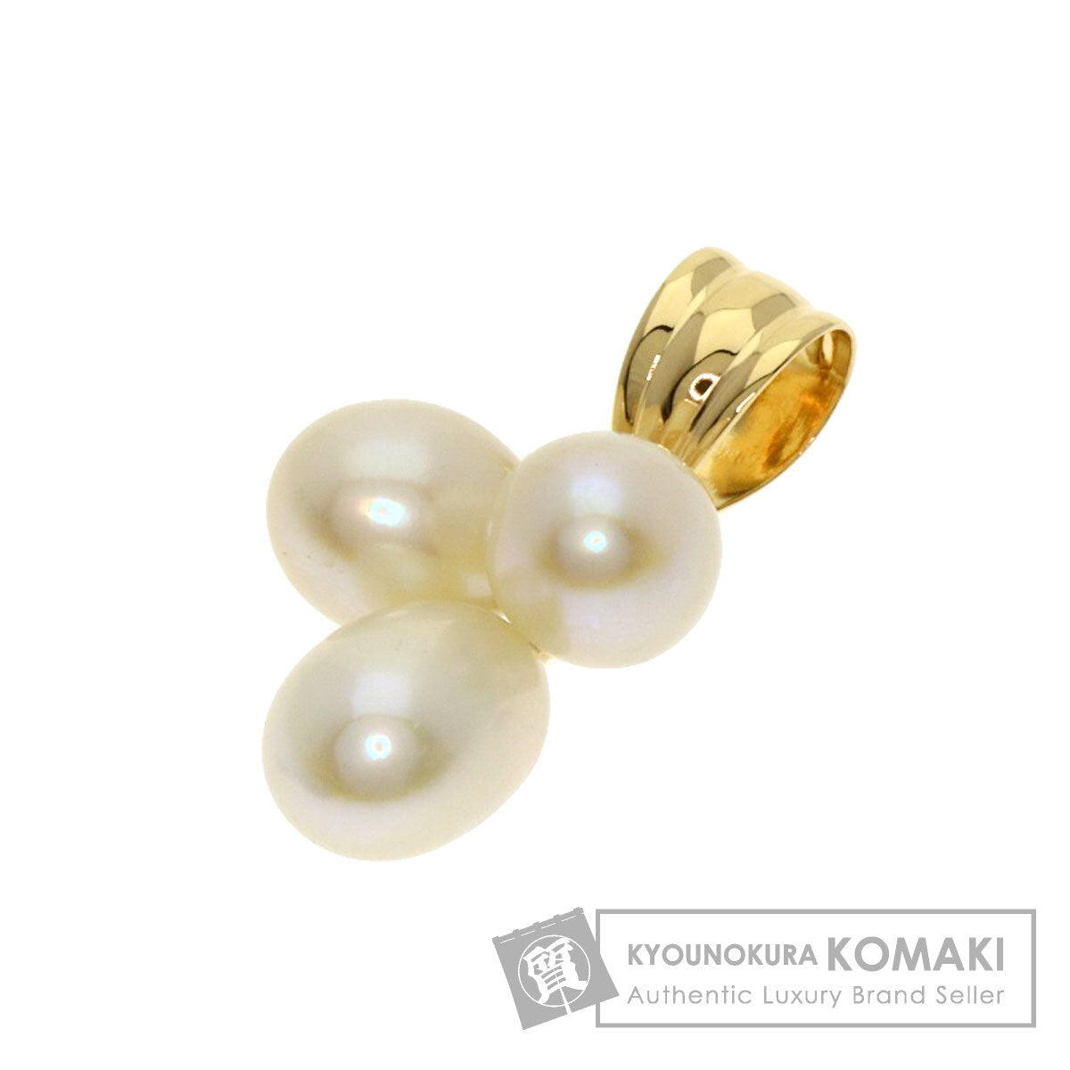 TASAKI Pearl Pearl Pendant top K18 Yellow Gold Ladies [Used]