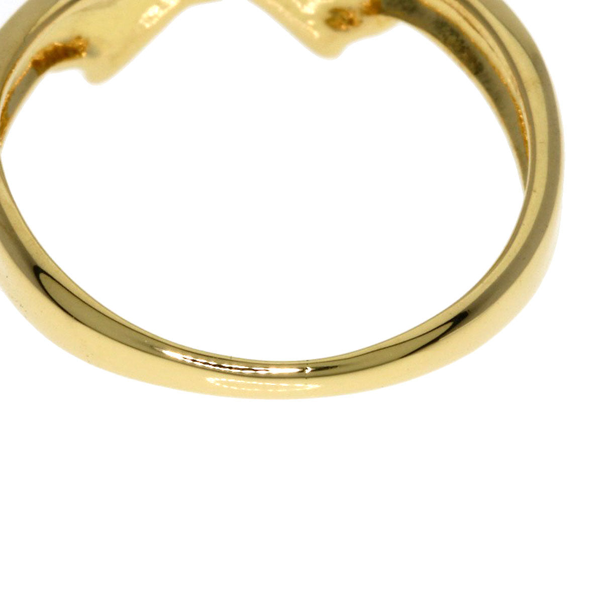 TASAKI Ribbon Pearl Pearl Ring K18 Yellow Gold Ladies [Used]