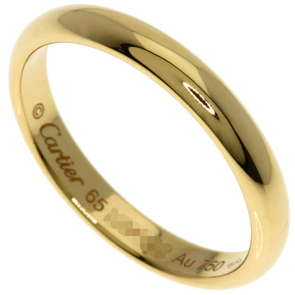 CARTIER Wedding #65 Ring K18 Yellow Gold Ladies [Used]
