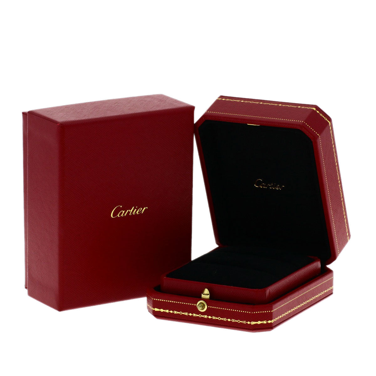 CARTIER Wedding #65 Ring K18 Yellow Gold Ladies [Used]