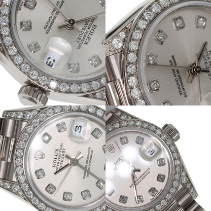 ROLEX Datejust 10P Bezel Diamond Watches 79159G K18 White Gold/K18 White Gold Ladies