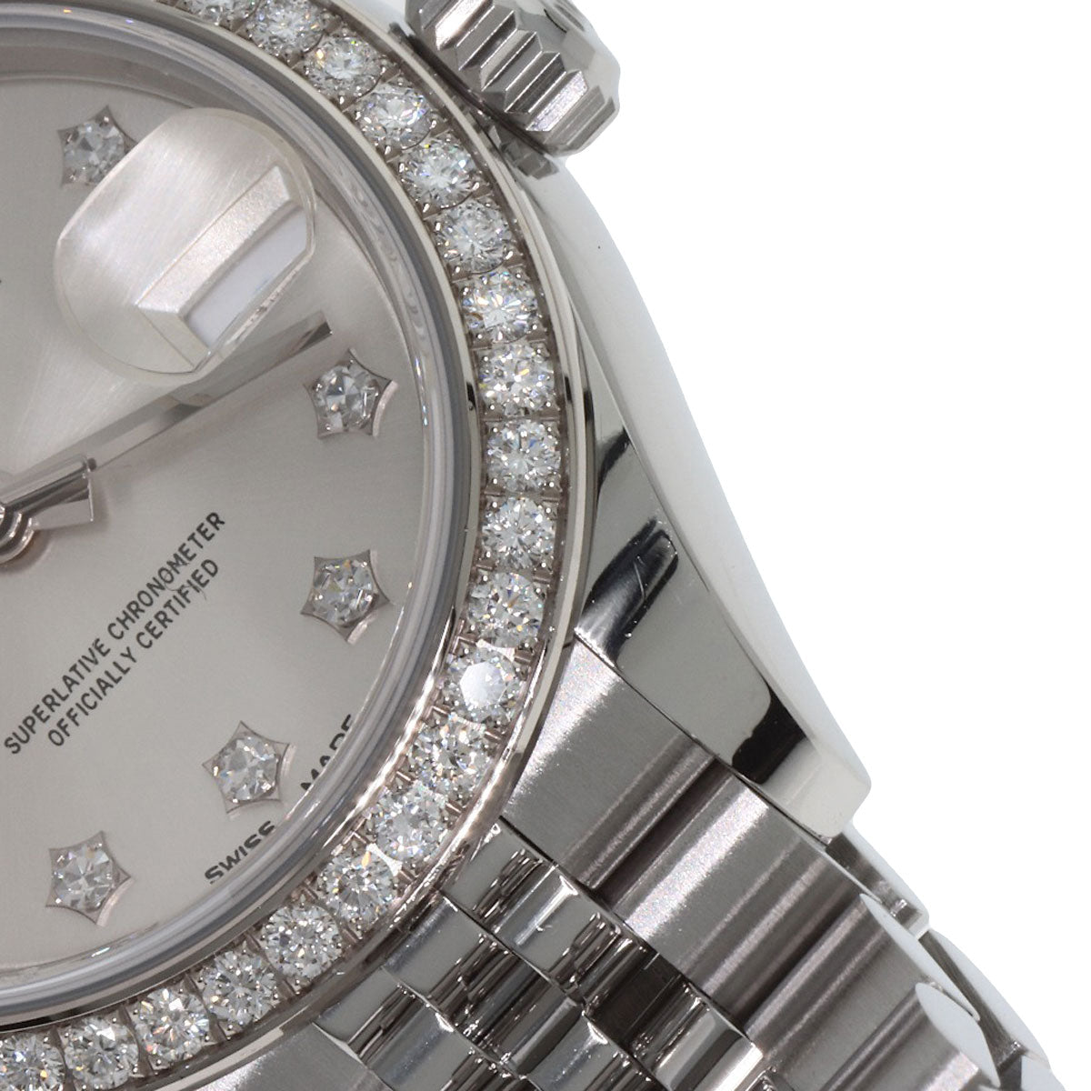 ROLEX DATEJUST 10P Diamond Watches 279384RBR Stainless Steel/Stainless Steel Ladies