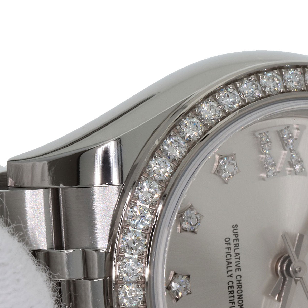 ROLEX DATEJUST 10P Diamond Watches 279384RBR Stainless Steel/Stainless Steel Ladies