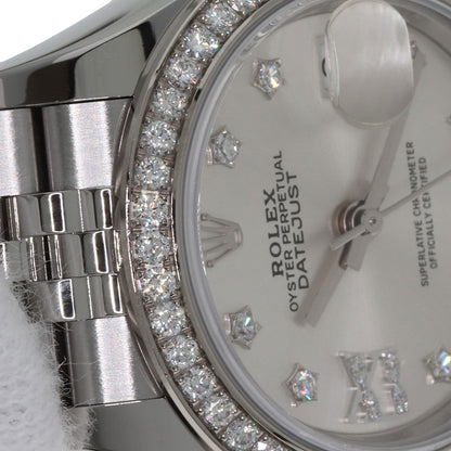 ROLEX DATEJUST 10P Diamond Watches 279384RBR Stainless Steel/Stainless Steel Ladies