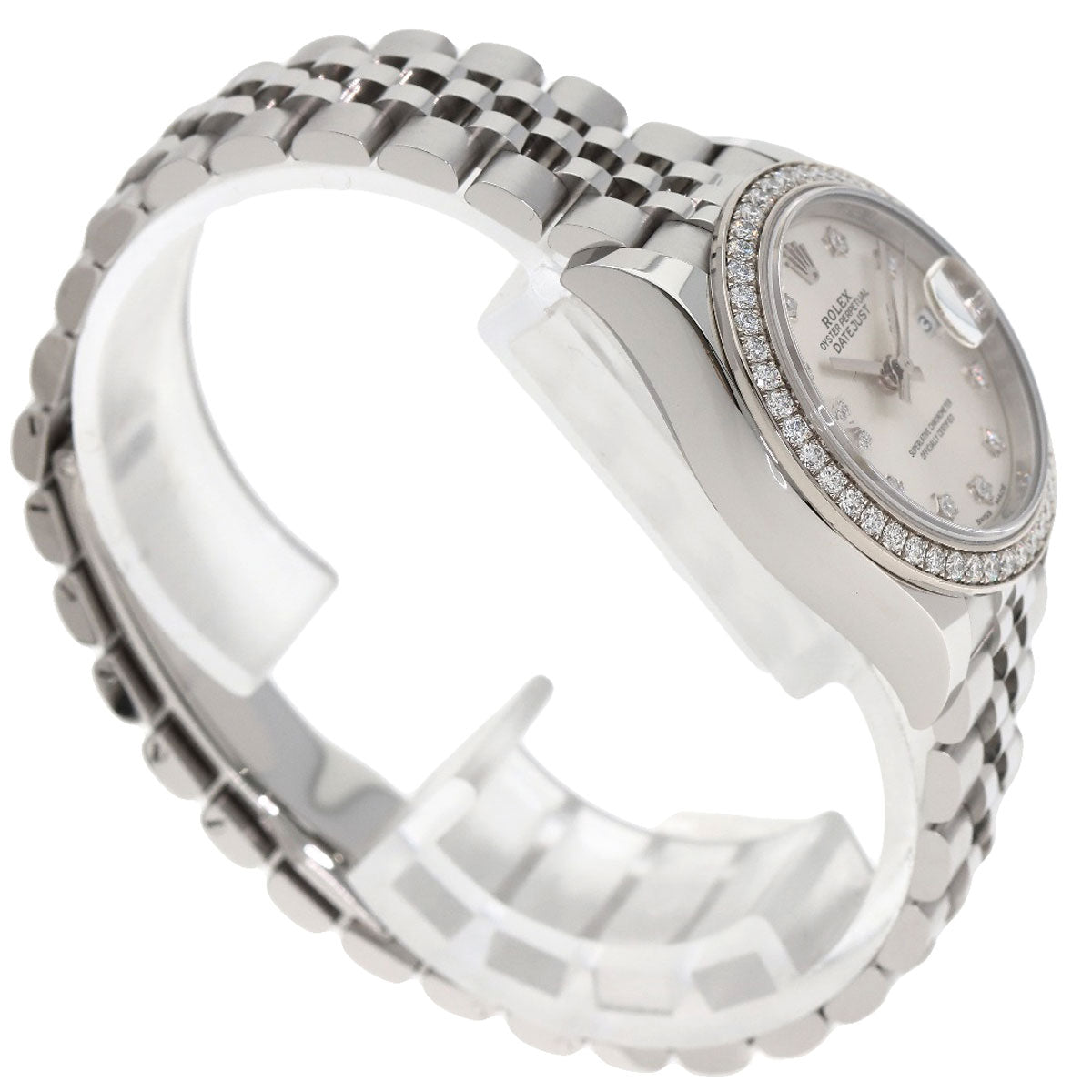 ROLEX DATEJUST 10P Diamond Watches 279384RBR Stainless Steel/Stainless Steel Ladies