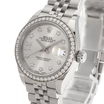 ROLEX DATEJUST 10P Diamond Watches 279384RBR Stainless Steel/Stainless Steel Ladies