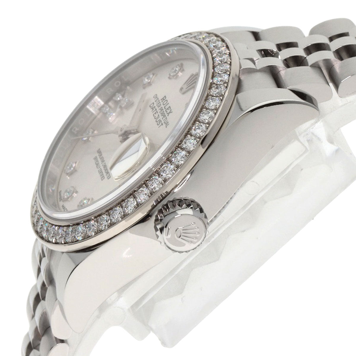ROLEX DATEJUST 10P Diamond Watches 279384RBR Stainless Steel/Stainless Steel Ladies