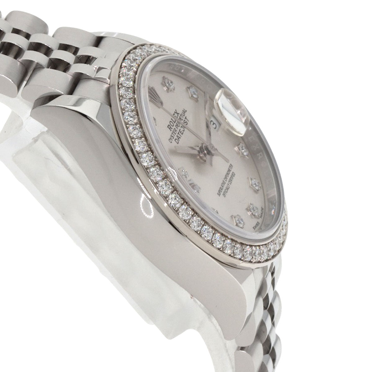 ROLEX DATEJUST 10P Diamond Watches 279384RBR Stainless Steel/Stainless Steel Ladies