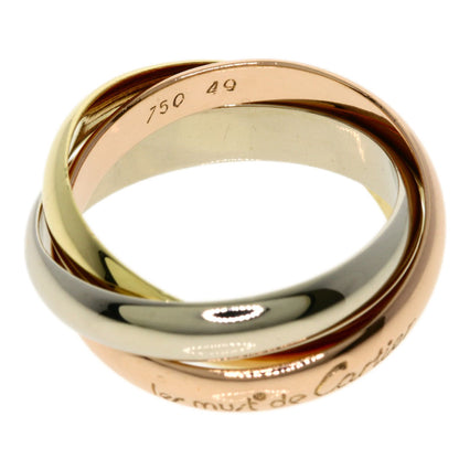 CARTIER Trinity #49 Ring K18 Yellow Gold K18 White GoldLadies [Used]