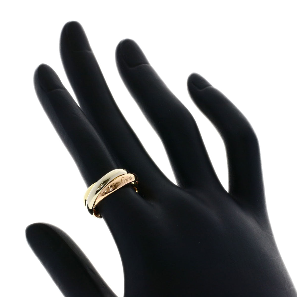CARTIER Trinity #49 Ring K18 Yellow Gold K18 White GoldLadies [Used]