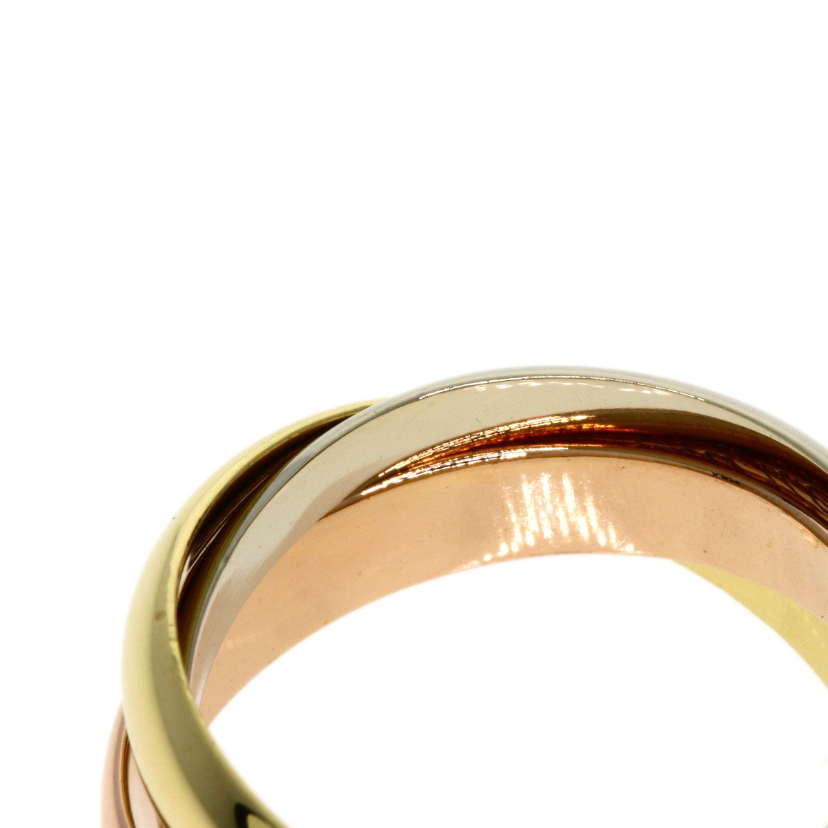 CARTIER Trinity #49 Ring K18 Yellow Gold K18 White GoldLadies [Used]