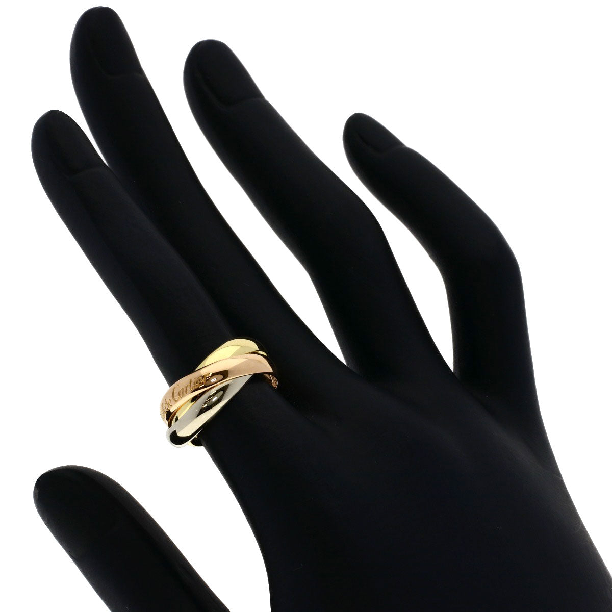 CARTIER Trinity #49 Ring K18 Yellow Gold 18K Pink GoldLadies [Used]