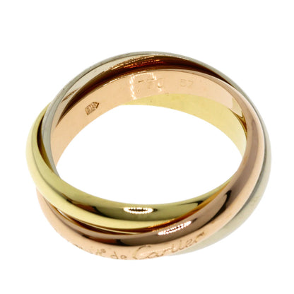 CARTIER Trinity #57 Ring K18 Yellow Gold 18K Pink GoldLadies [Used]