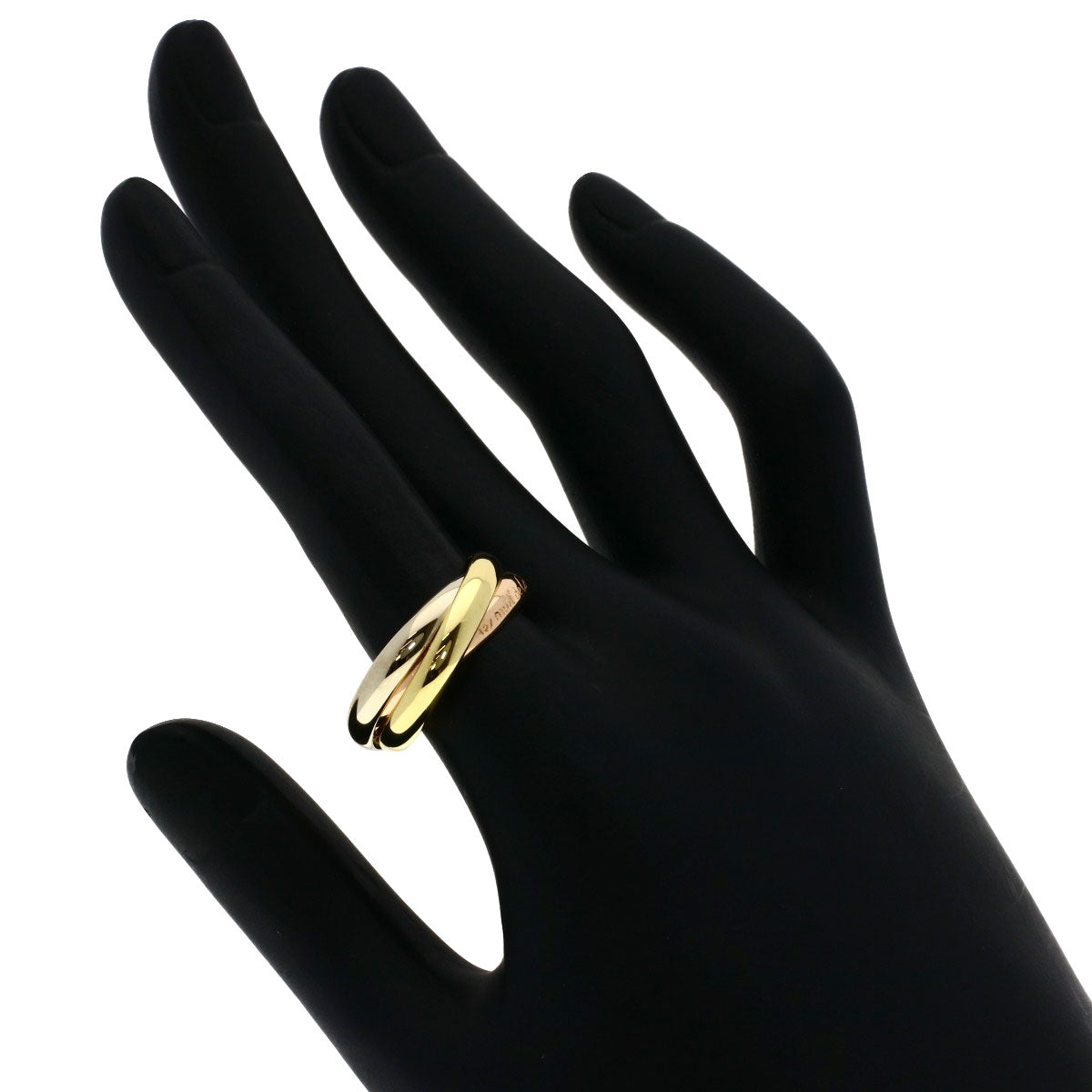 CARTIER Trinity #57 Ring K18 Yellow Gold 18K Pink GoldLadies [Used]