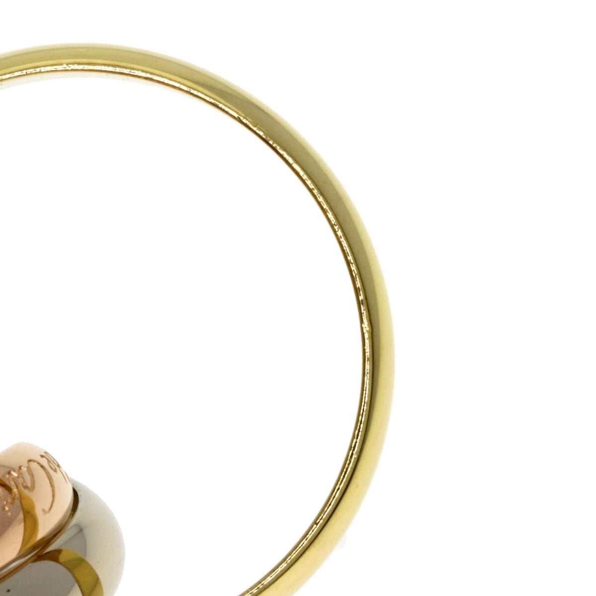 CARTIER Trinity #57 Ring K18 Yellow Gold 18K Pink GoldLadies [Used]