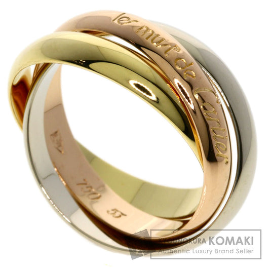 CARTIER Trinity #53 Ring K18 Yellow Gold K18 White GoldLadies [Used]